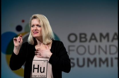 Melissa Malzkuhn speaks to the Obama Foundation about deaf literacy