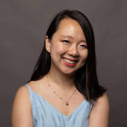 A headshot of Diana Poon, Photo credit MJ O'Toole 2023